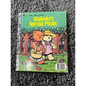 Bialosky's Special Picnic Little Golden Book 1985 Leslie McGuire Jerry Joyner